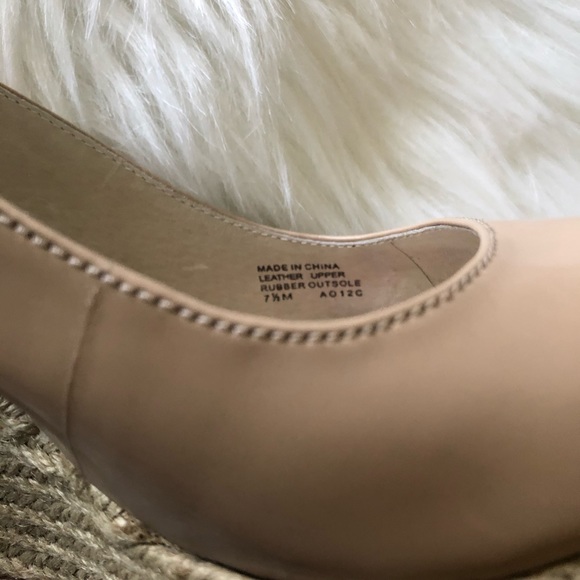 MICHAEL Michael Kors Leather Espadrille Slingback Peep Toe Heels Sz 7.5 - Picture 6 of 15